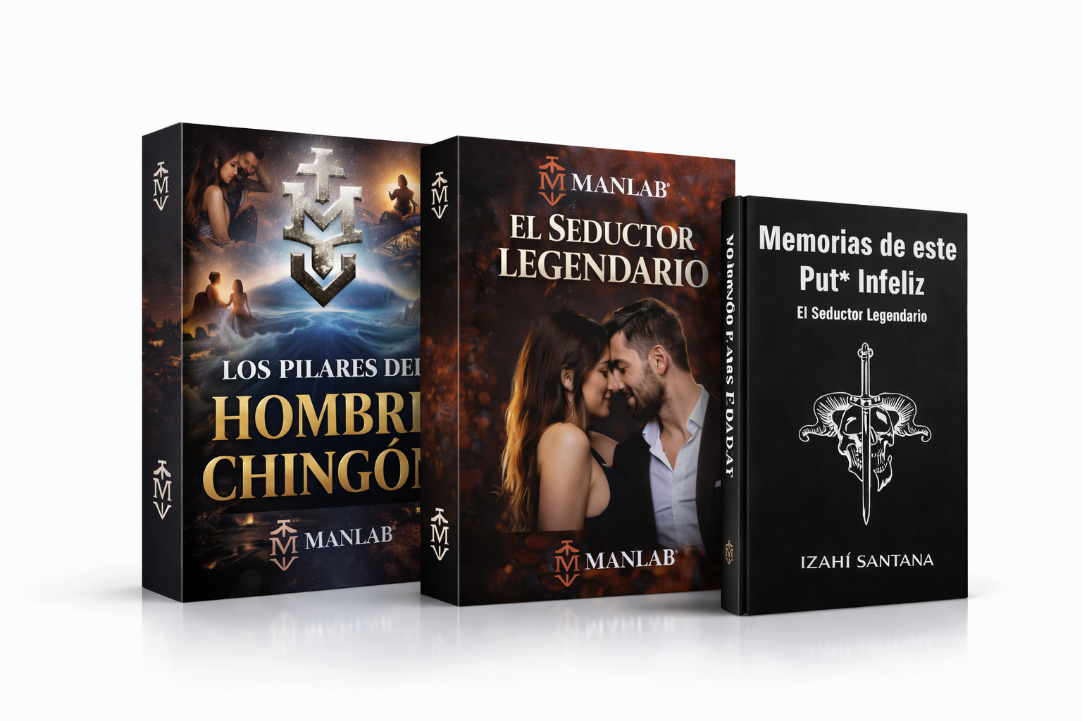 Seductor Legendario + Pilares del Hombre Chingón + Libro Memorias de este puto infeliz